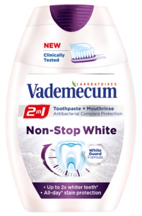 Vademecum 2in1 fogkr�m+sz�j�bl�t� Non Stop White